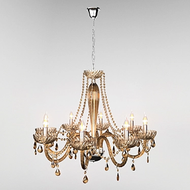 Elegant Basilano Chandelier – EGLO 39093 3D model image 1 