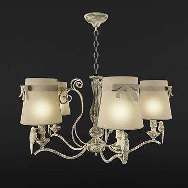 Elegant Maytoni ARM013 Chandelier 3D model image 1 