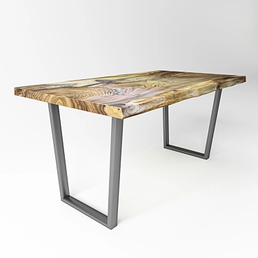 Solid wood table