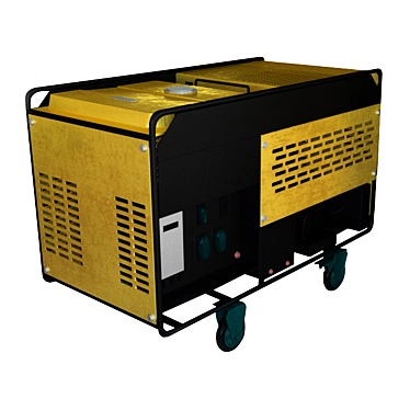 Durable Diesel Generator 3D model image 1 