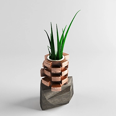 Dovecote Flower Pot 3D model image 1 