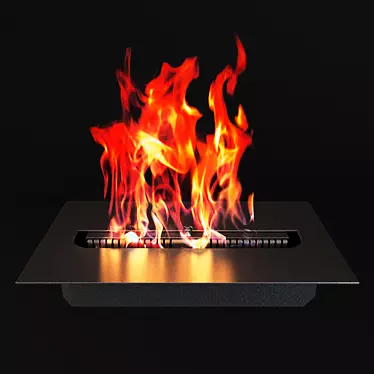 Planika PF-02: Stylish Bio-Fireplace 3D model image 1 