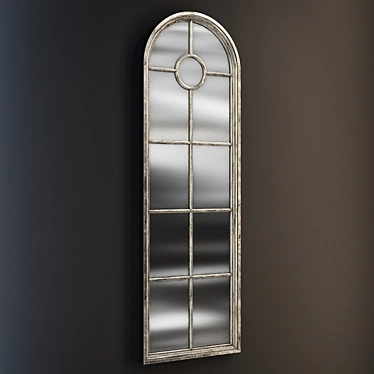 Gramercy Home Metallic Wall Mirror - Modern Elegance 3D model image 1 