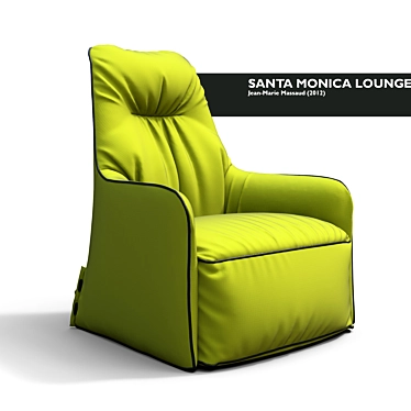 Santa Monica Swivel Chair 3D model image 1 