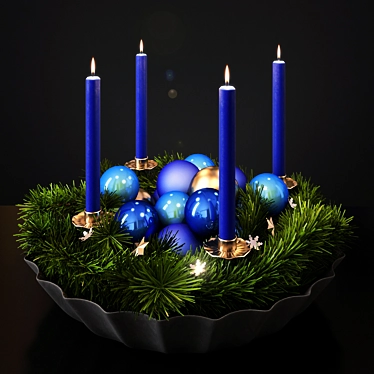 Festive New Year Decor 3D model image 1 