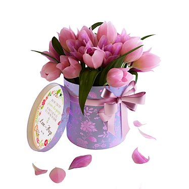 Blooming Beauties: Tulip Collection 3D model image 1 