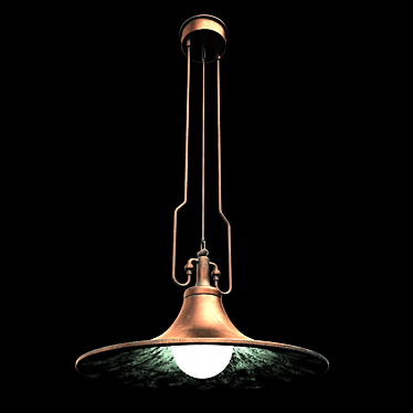 Rustic Charm: Mulino Lamp 3D model image 1 