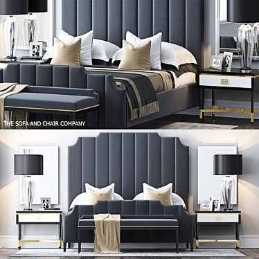 S & C 4 Bed - Luxurious Comfort 3D model image 1 