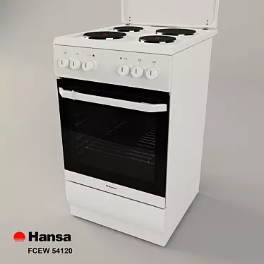 Hansa Integra FCEW 54120 Electric Range 3D model image 1 