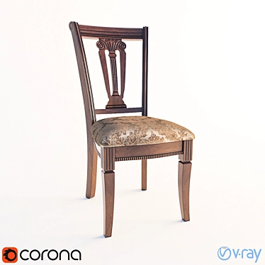 Keng Macon Chair 307: Quality Furniture 3D model image 1 