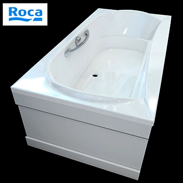 Luxury Roca Akira Bathtub 3D model image 1 