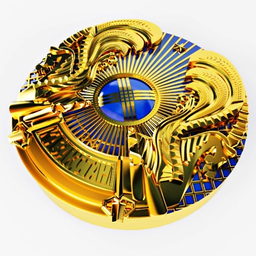 Kazakhstan's National Emblem 3D model image 1 