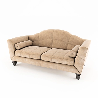 Comfortable Modern Sofa 3D model image 1 