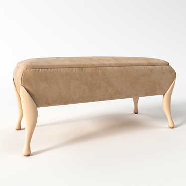 Elegant Veneziane Memories Bench 3D model image 1 