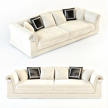 Spanish Elegance: Epoca Maxima Sofa 3D model image 1 