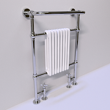 Savoy Heated Towel Rail 3D model image 1 