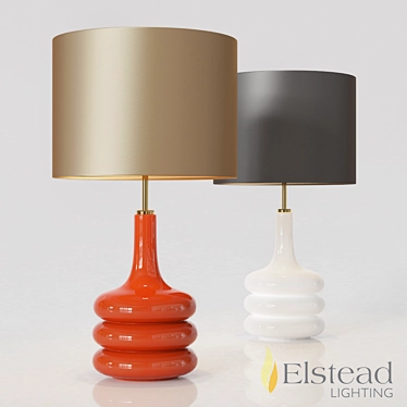 POP_Elstead Table Lamp 3D model image 1 