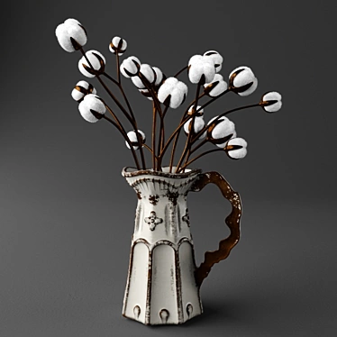 Vase with twigs