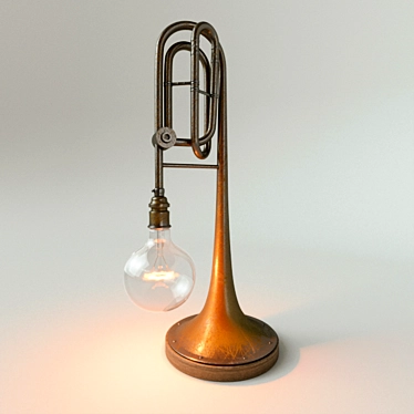 Title: Melodic Pipe Table Lamp 3D model image 1 