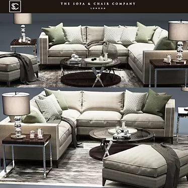 Deluxe Corner: The Ultimate Sofa 3D model image 1 