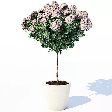 Exquisite Hydrangea Blooms 3D model image 1 