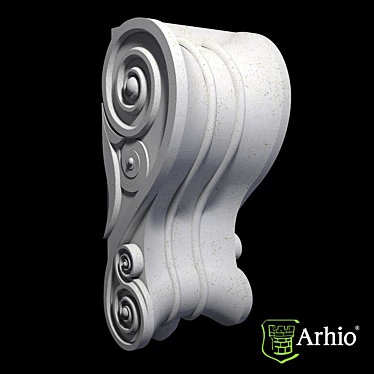 Arhio AKR43-1 Bracket: Superior Facade Element 3D model image 1 