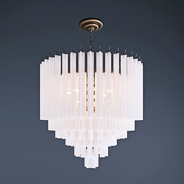 Elegant Eichholtz Nova Chandelier 3D model image 1 