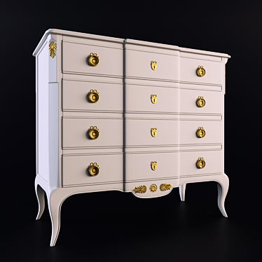 Elegant Stella del Mobili Dresser 3D model image 1 