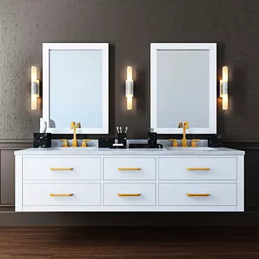 Wall-mounted washbasin HUTTON Restoration Hardware