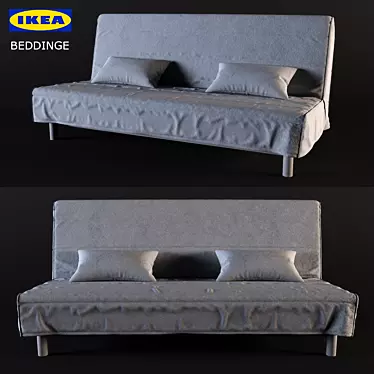 Convertible Sofa Bed - BEDDINGE 3D model image 1 