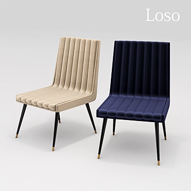 Loso Chair yellow + blue