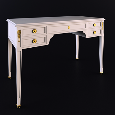 Elegant Stella Dining Table 3D model image 1 