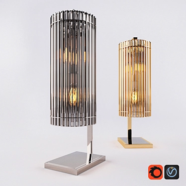 Elegant Pimlico Table Lamp 3D model image 1 