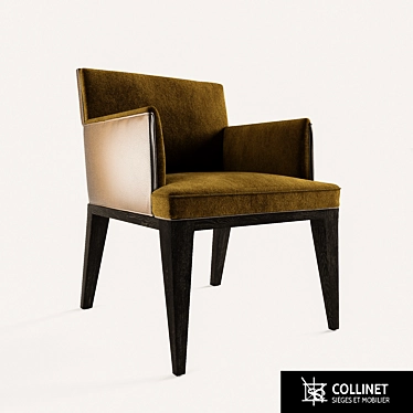 Vauban Bridge Armchair: Timeless Elegance 3D model image 1 