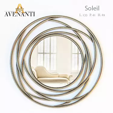 Avenanti Soleil Mirror: Ø 100 3D model image 1 