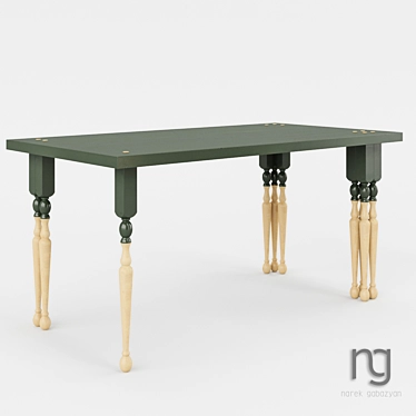 DIY-Inspired Furniture Set 3D model image 1 