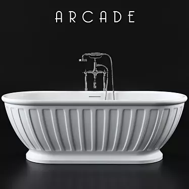 Luxury Bathtub: Arcade Albany 3D model image 1 