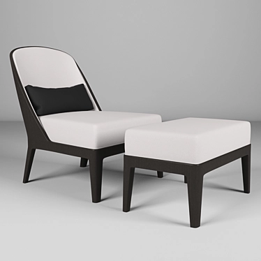 Comfort Zone Chair 3D model image 1 