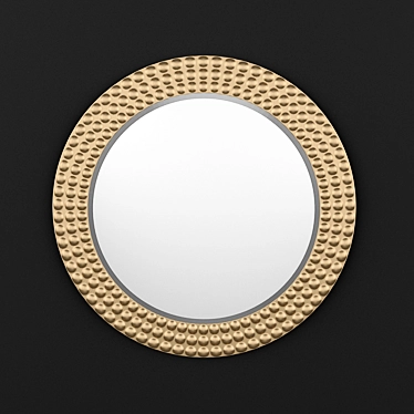 Stunning Circle Mirror Wall 3D model image 1 