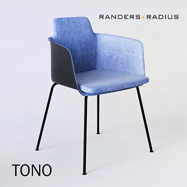 Randers+Radius Tono Chair 3D model image 1 