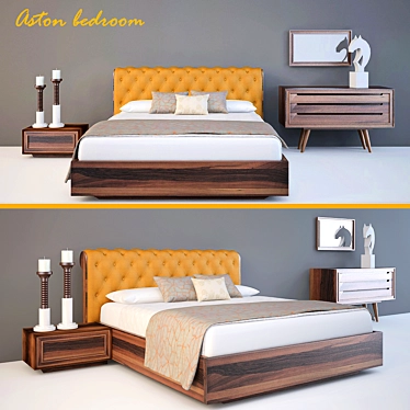 Saloni Aston Air - Bedroom Set 3D model image 1 