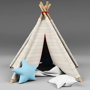 Adventure Awaits: Wigwam Kids' Lodge 3D model image 1 