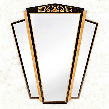 Mirror Large Art Deco Triptych Wall Mirror