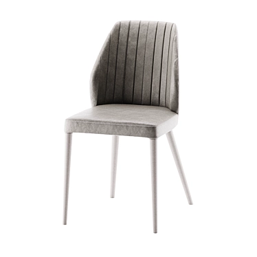 Zamagna Sedia Luxe Leather Chair 3D model image 1 
