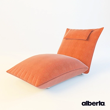 Elegant Alberta Bellavita Armchair 3D model image 1 