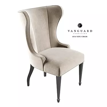 Elegant Vanguard Ava Side Chair 3D model image 1 