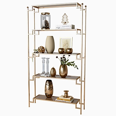 Adjustable Shelf Set 3D model image 1 