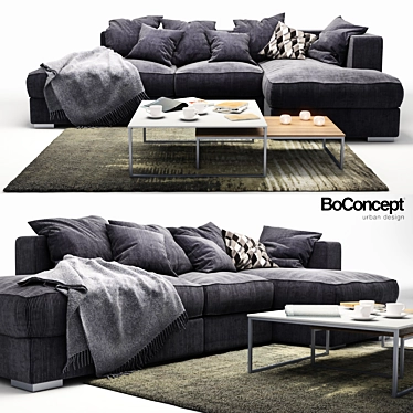 BoConcept Cenova: Versatile Sofa Set 3D model image 1 