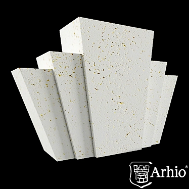 Title: Arhio® AZ30-3 Keystone: Unmatched Architectural Stone 3D model image 1 