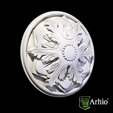 Elegant Rosette ARZ50-1: Perfect Architectural Element! 3D model image 1 